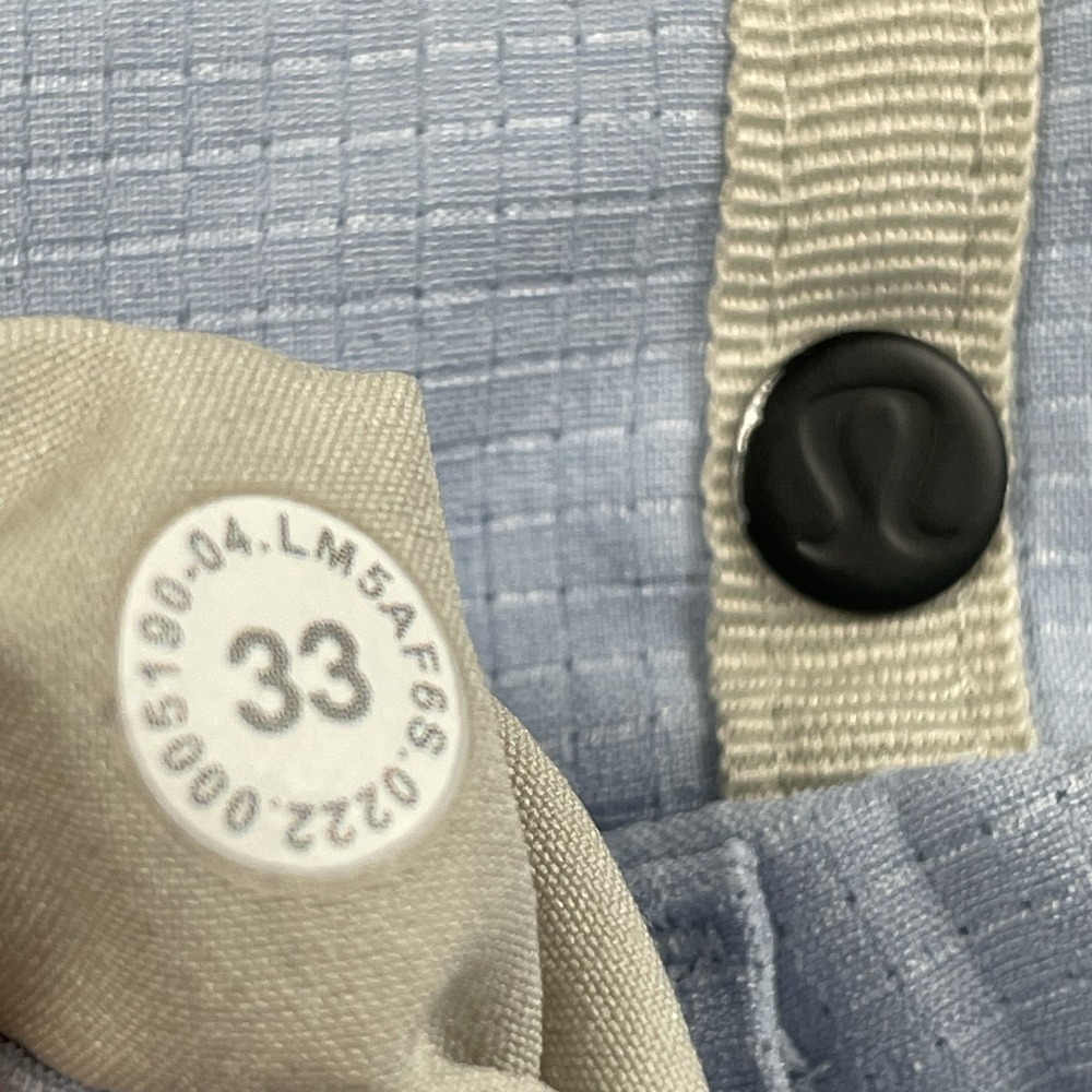 Lululemon Commission Ventlight Pant Mens 33x29 Blue Slim Fit Commuter Stretch - Picture 12 of 12
